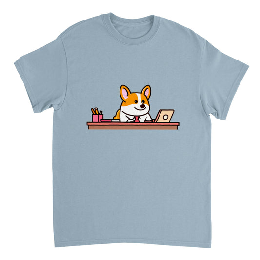 Boss Dog — Corgi Edition — corgi crewneck by Jindo & Friends